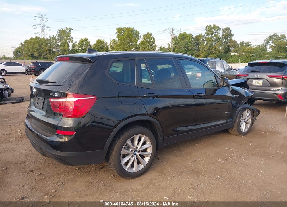 2017 BMW X3 XDRIVE28I VIN: 5UXWX9C36H0T20708
