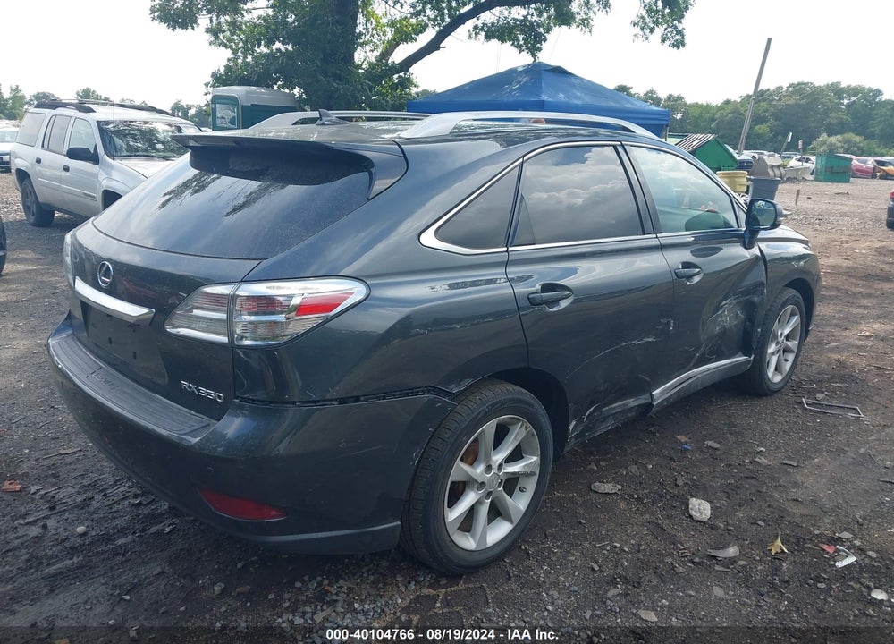 2011 LEXUS RX 350 VIN: 2T2ZK1BA2BC064378