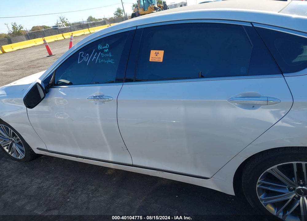 2018 GENESIS G80 3.8 VIN: KMHGN4JE9JU225136