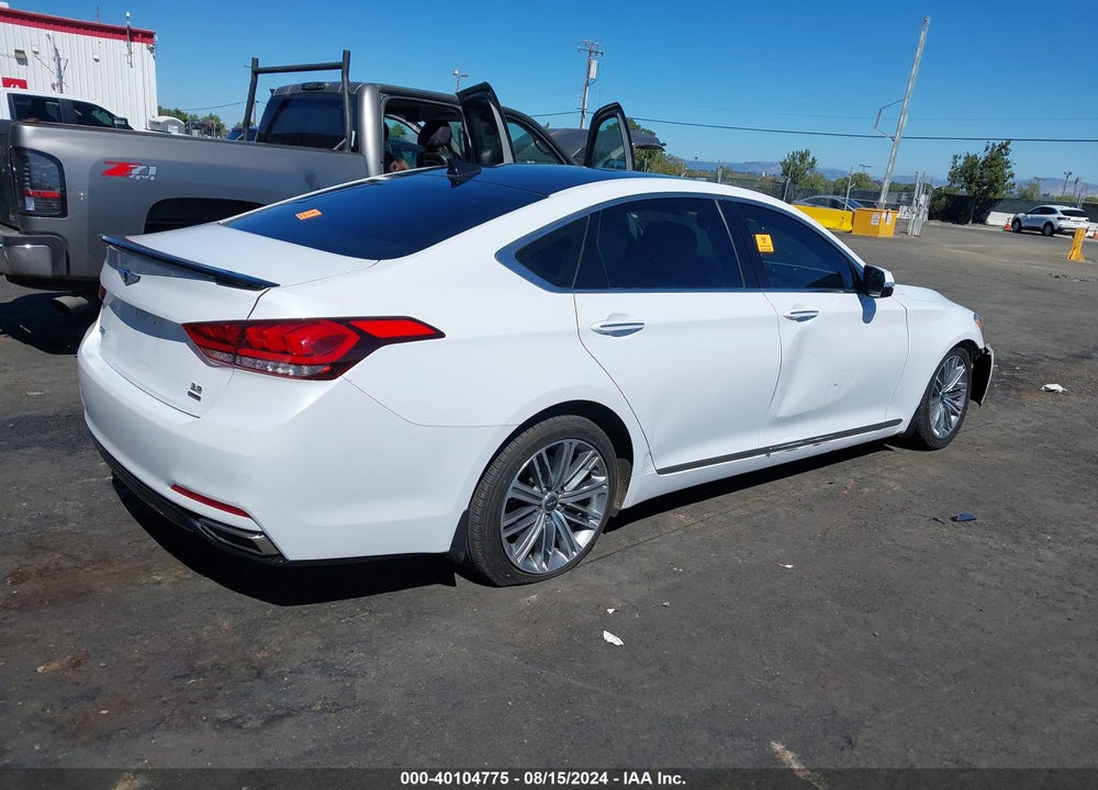 2018 GENESIS G80 3.8 VIN: KMHGN4JE9JU225136