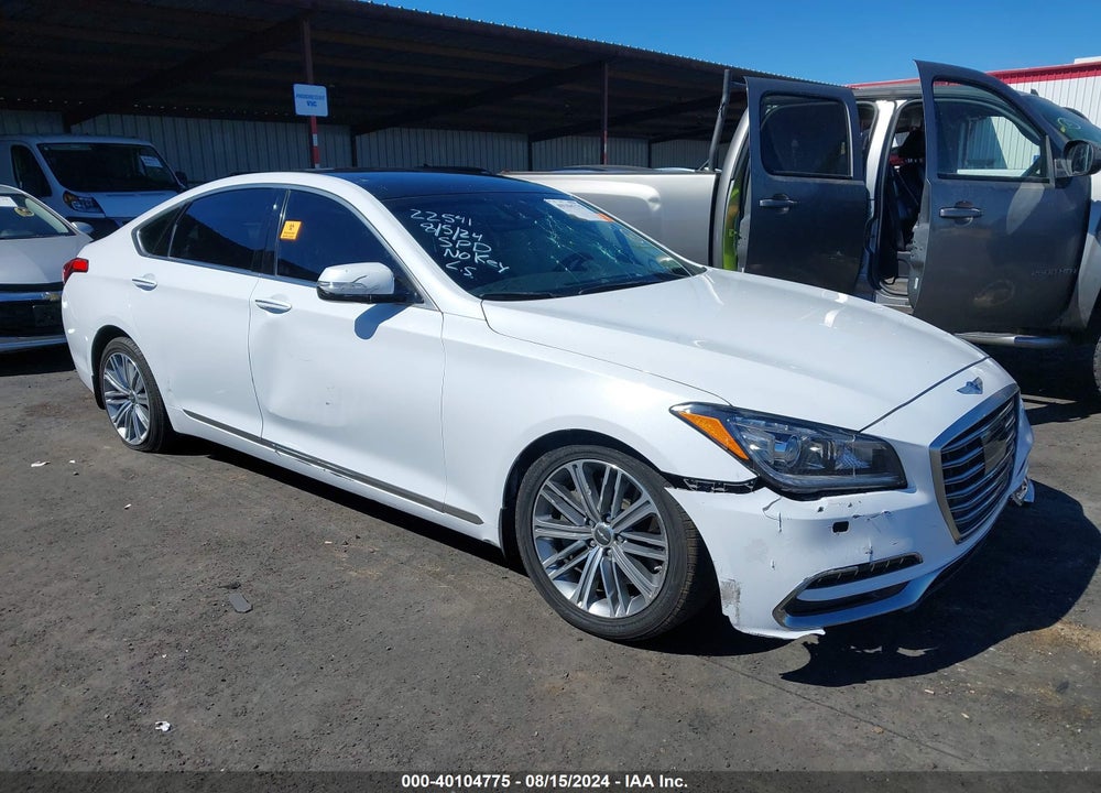 2018 GENESIS G80 3.8 VIN: KMHGN4JE9JU225136