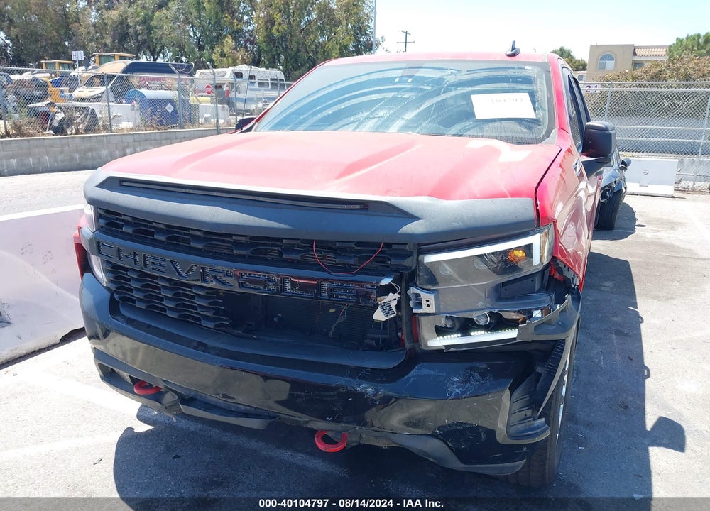 2021 CHEVROLET SILVERADO 1500 4WD SHORT BED CUSTOM TRAIL BOSS VIN: 3GCPYCEF1MG137049