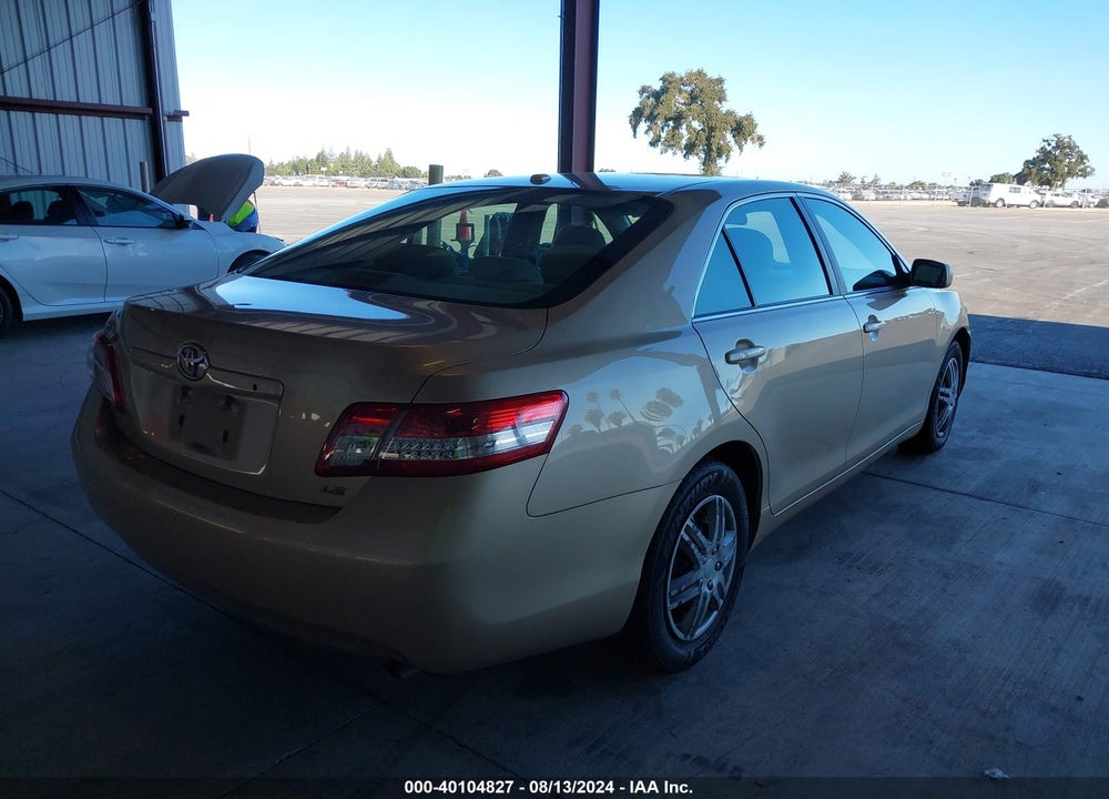2011 TOYOTA CAMRY LE VIN: 4T1BF3EK0BU752937