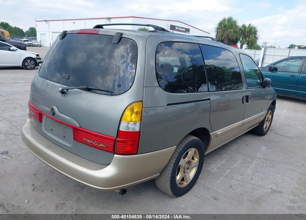 2000 MERCURY VILLAGER ESTATE VIN: 4M2XV14T7YDJ26655