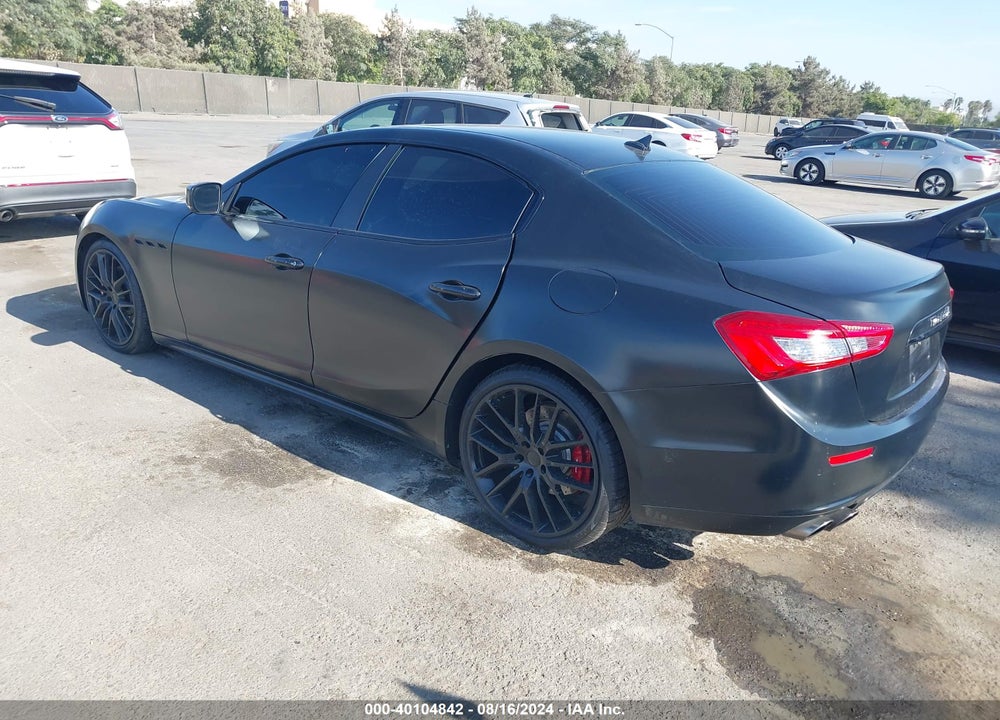2015 MASERATI GHIBLI S Q4 VIN: ZAM57RTA4F1160066