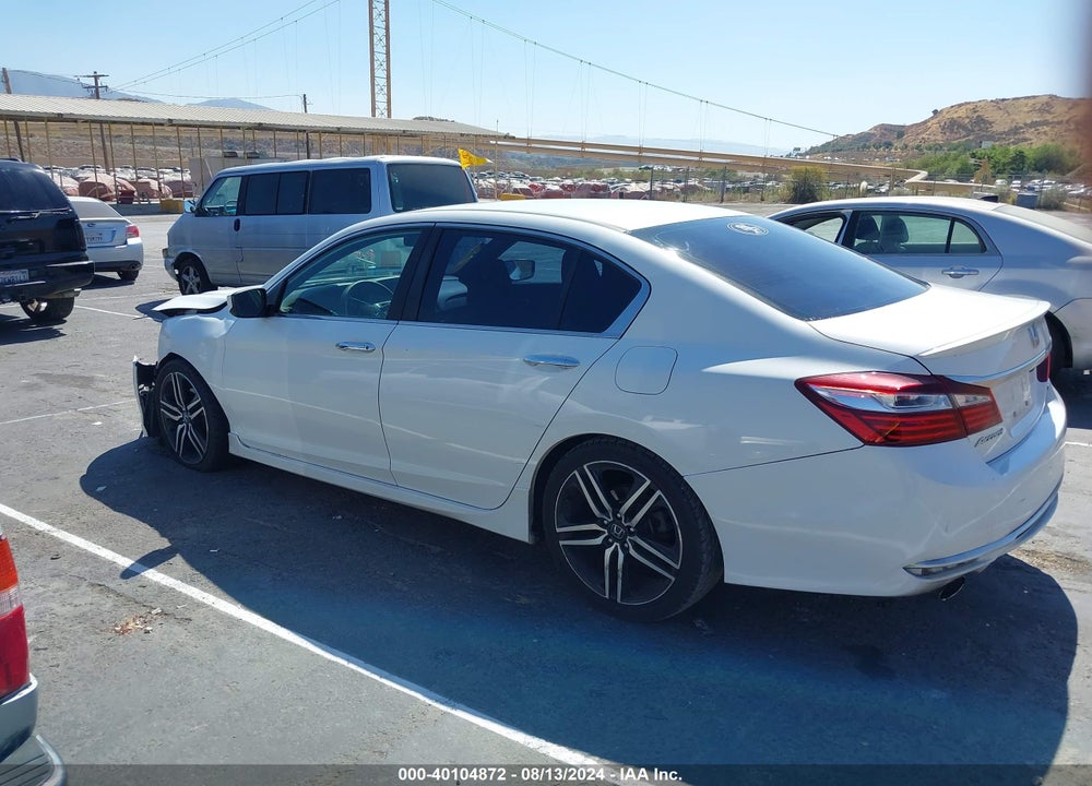 2017 HONDA ACCORD SPORT VIN: 1HGCR2F50HA039602