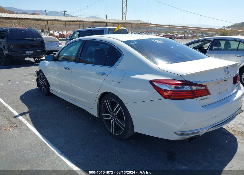 2017 HONDA ACCORD SPORT VIN: 1HGCR2F50HA039602