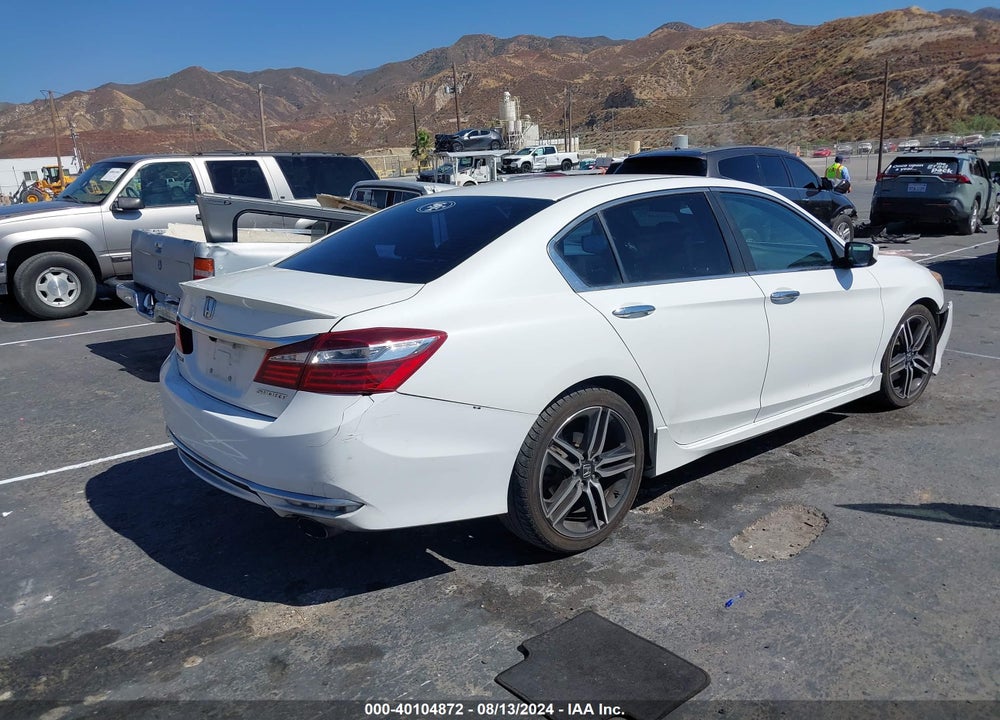 2017 HONDA ACCORD SPORT VIN: 1HGCR2F50HA039602