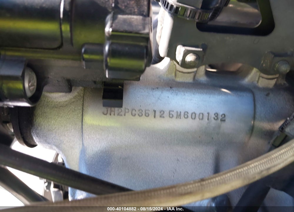 2005 HONDA CBR600 F4 VIN: JH2PC35125M600132