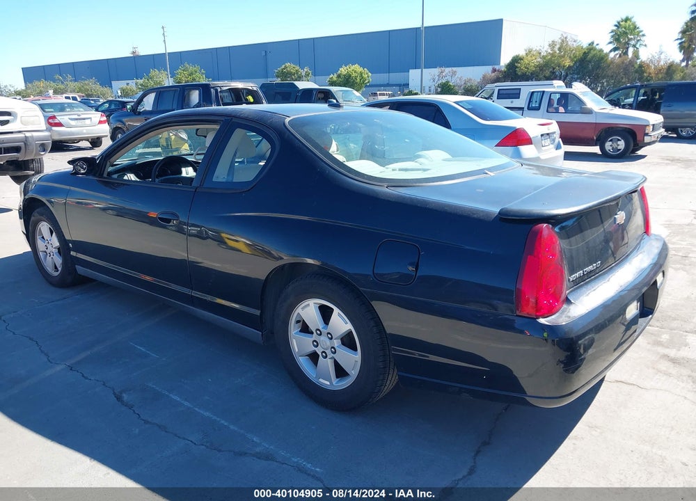 2006 CHEVROLET MONTE CARLO LT VIN: 2G1WM16K269269203