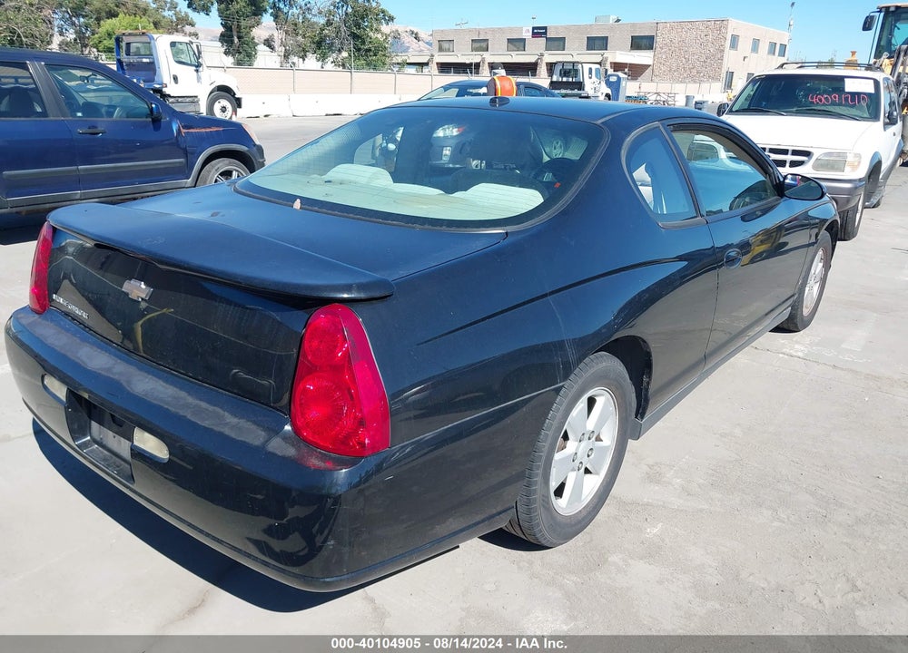 2006 CHEVROLET MONTE CARLO LT VIN: 2G1WM16K269269203