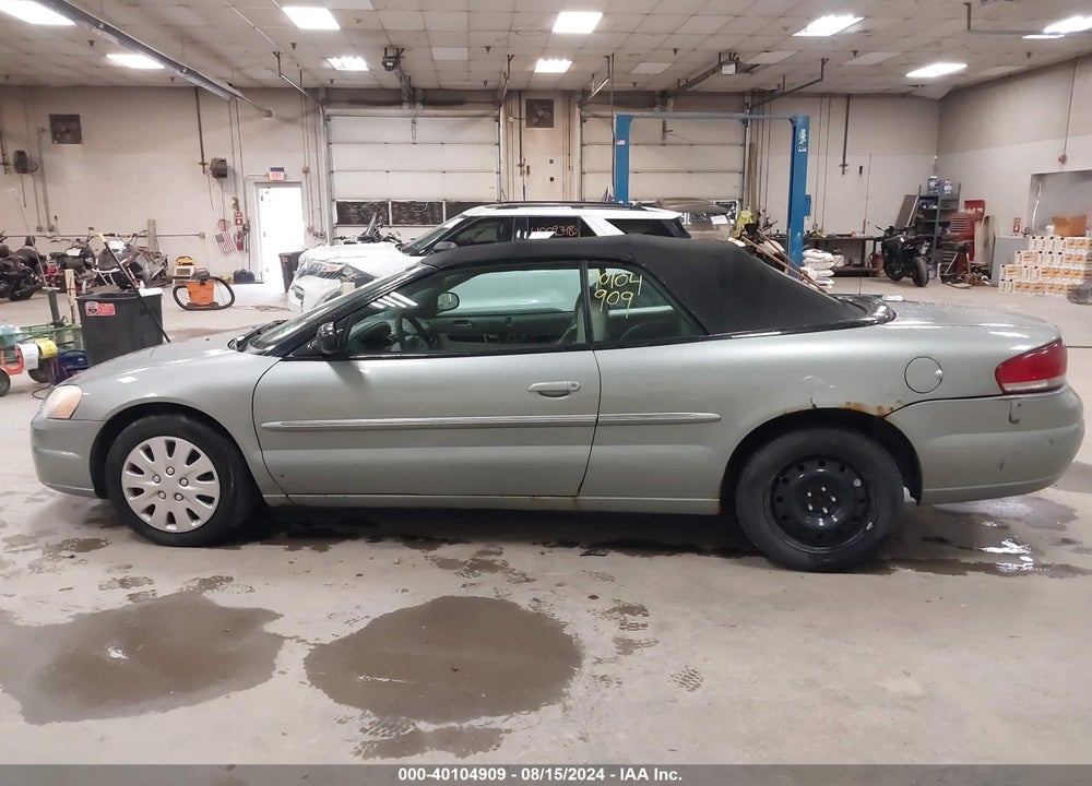 2004 CHRYSLER SEBRING LIMITED VIN: 1C3EL65RX4N295161