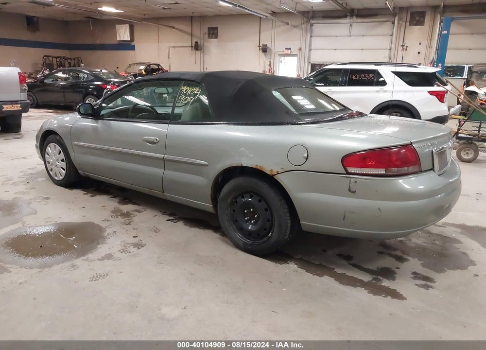 2004 CHRYSLER SEBRING LIMITED VIN: 1C3EL65RX4N295161
