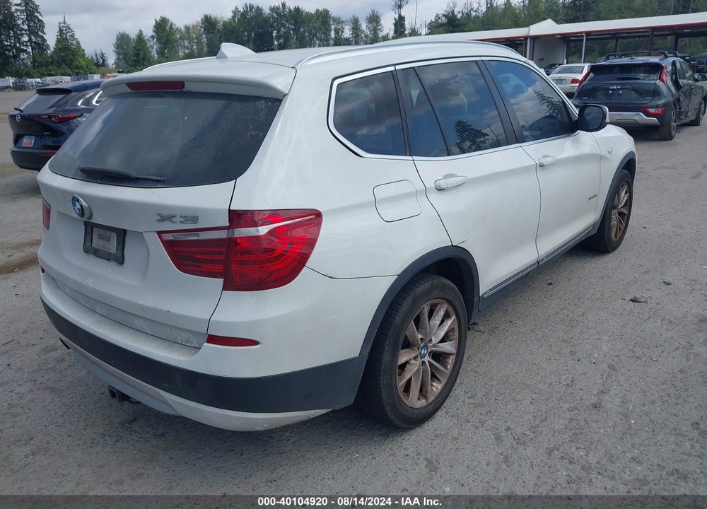 2011 BMW X3 XDRIVE28I VIN: 5UXWX5C51BL701592