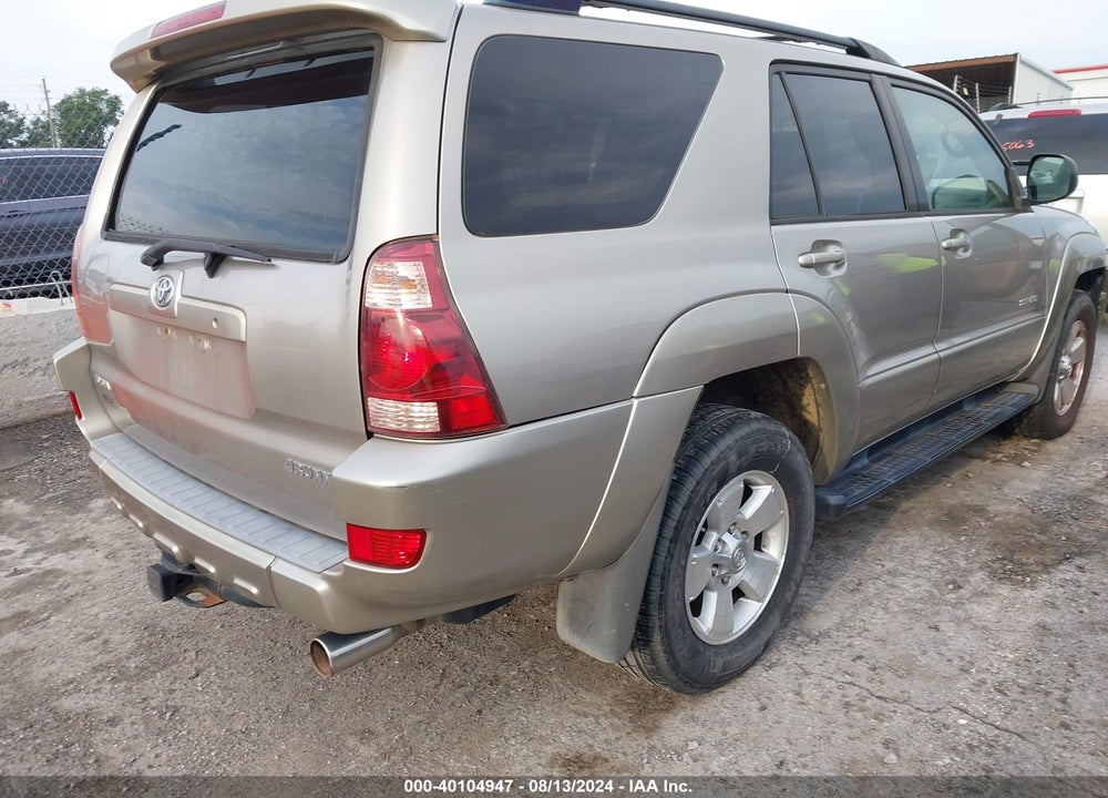 2004 TOYOTA 4RUNNER SR5 V8 VIN: JTEBT14R740033898