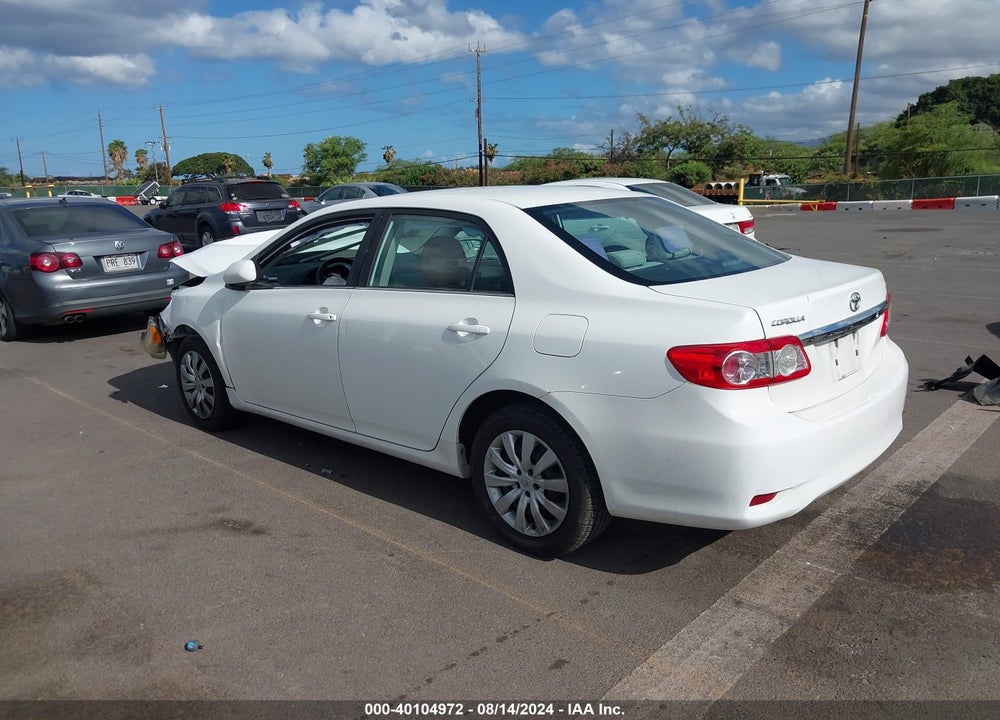 2013 TOYOTA COROLLA LE VIN: 2T1BU4EE4DC982202