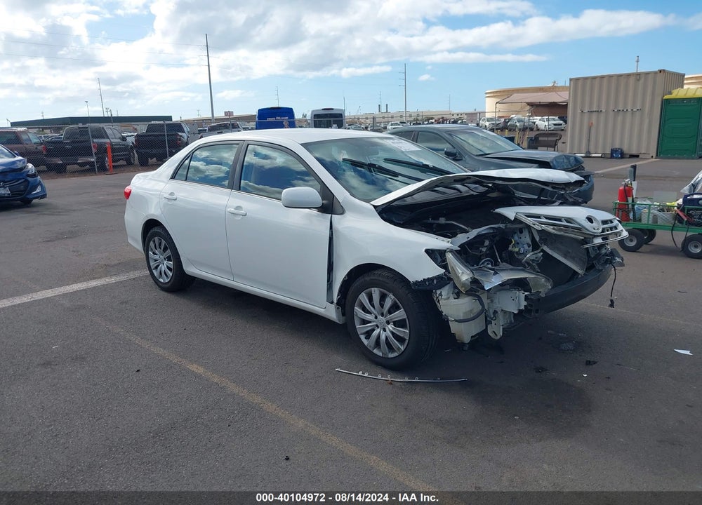 2013 TOYOTA COROLLA LE VIN: 2T1BU4EE4DC982202
