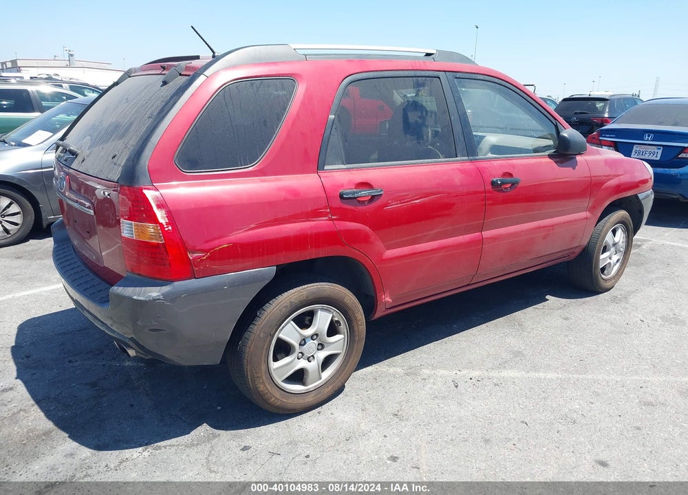2008 KIA SPORTAGE LX VIN: KNDJF724587494760