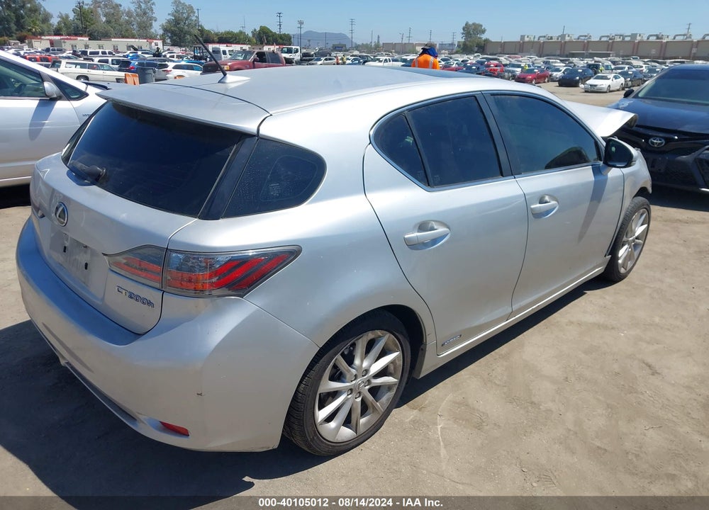 2013 LEXUS CT 200H VIN: JTHKD5BH0D2135310