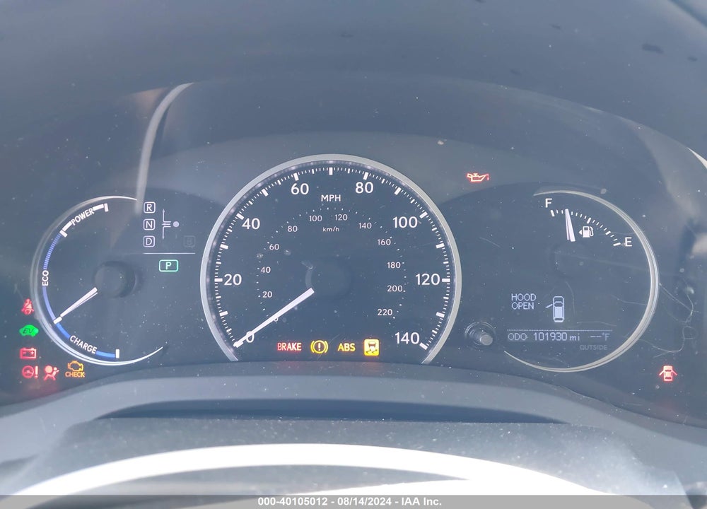2013 LEXUS CT 200H VIN: JTHKD5BH0D2135310