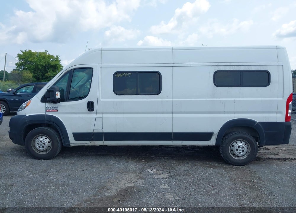 2021 RAM PROMASTER 3500 HIGH ROOF 159 WB VIN: 3C6FRVHG8ME511085