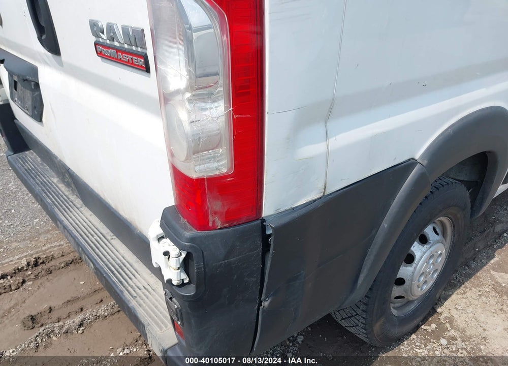 2021 RAM PROMASTER 3500 HIGH ROOF 159 WB VIN: 3C6FRVHG8ME511085