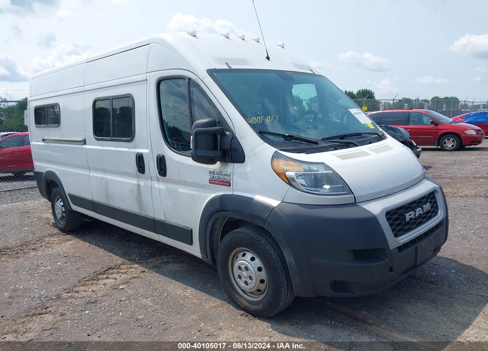 2021 RAM PROMASTER 3500 HIGH ROOF 159 WB VIN: 3C6FRVHG8ME511085