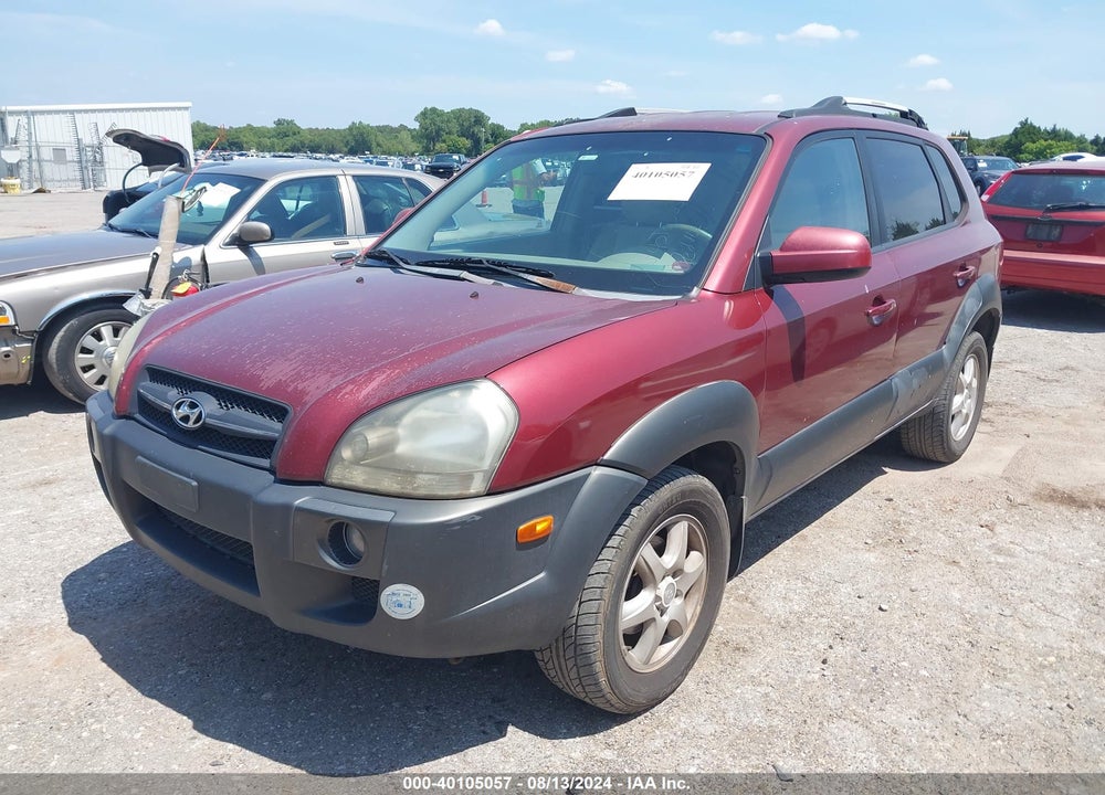 2005 HYUNDAI TUCSON GLS/LX VIN: KM8JN12D75U146290