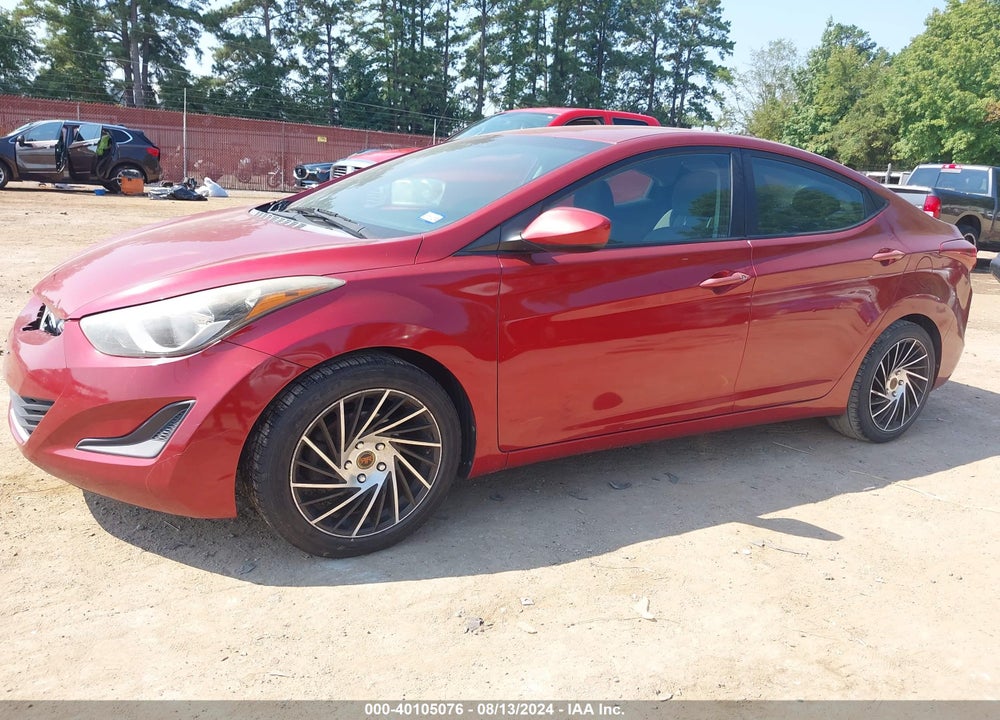 2015 HYUNDAI ELANTRA SE VIN: 5NPDH4AE6FH565862