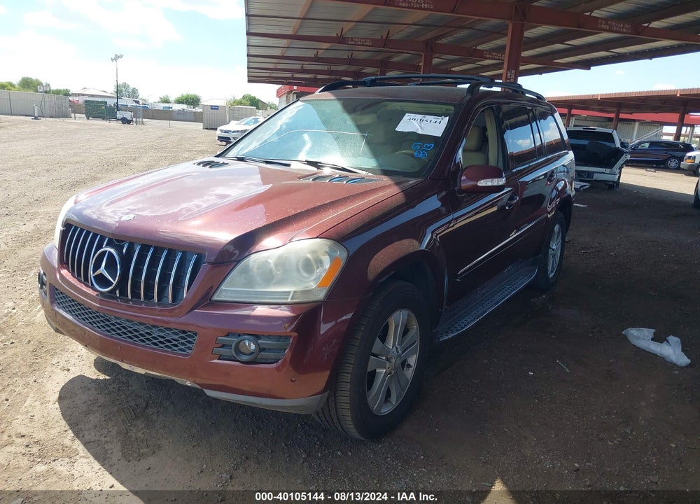 2008 MERCEDES-BENZ GL 450 4MATIC VIN: 4JGBF71E48A296720