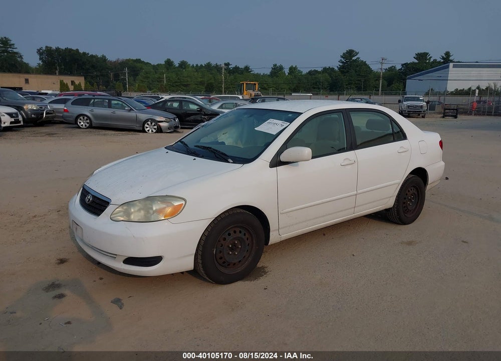 2006 TOYOTA COROLLA LE VIN: 2T1BR30E36C605611