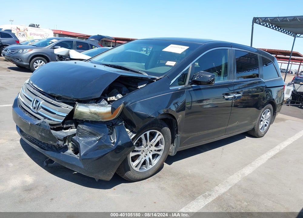 2011 HONDA ODYSSEY EX-L VIN: 5FNRL5H60BB080845