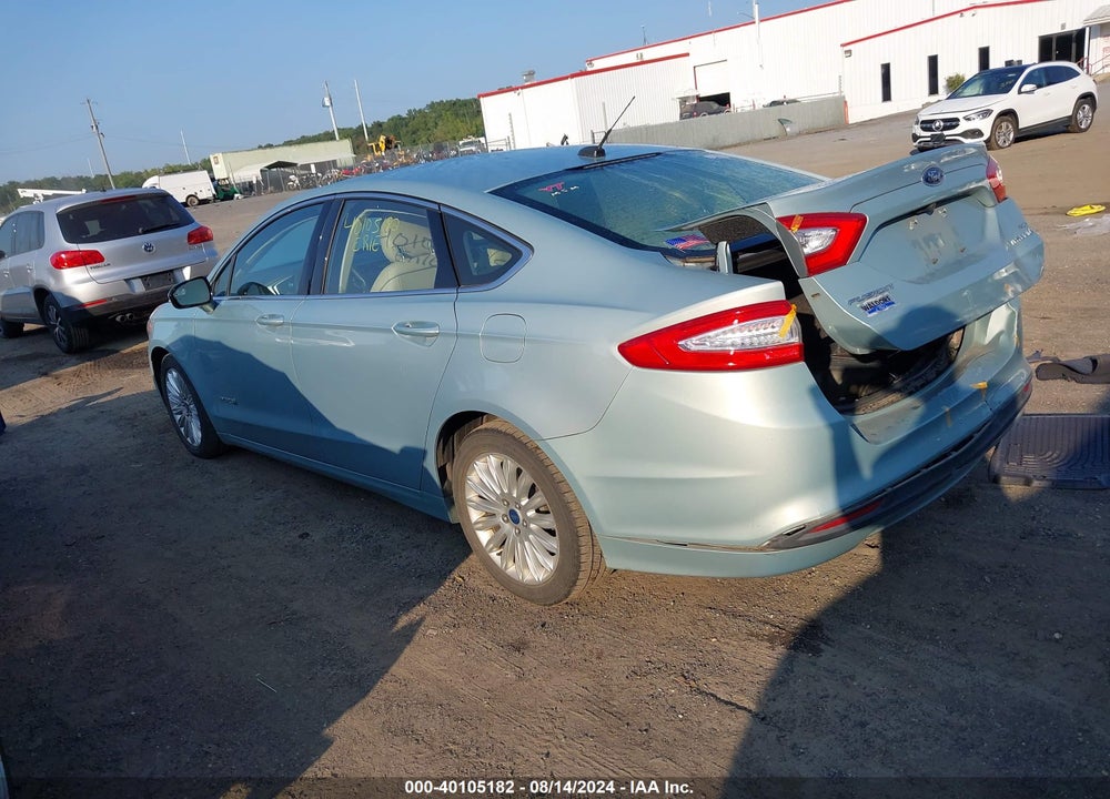 2013 FORD FUSION HYBRID SE VIN: 3FA6P0LU5DR144515