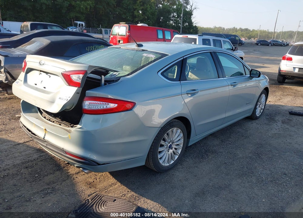 2013 FORD FUSION HYBRID SE VIN: 3FA6P0LU5DR144515