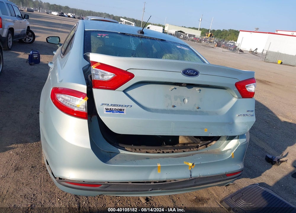 2013 FORD FUSION HYBRID SE VIN: 3FA6P0LU5DR144515