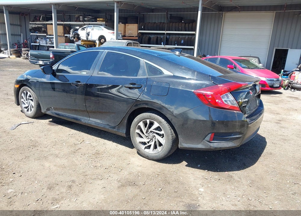 2018 HONDA CIVIC EX VIN: 2HGFC2F70JH567339