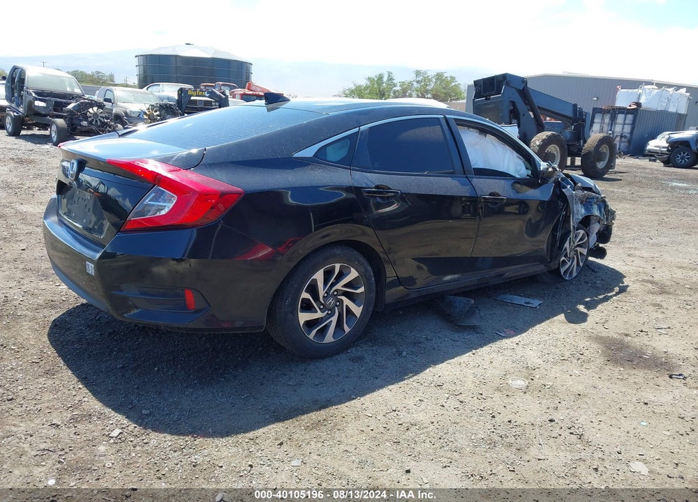 2018 HONDA CIVIC EX VIN: 2HGFC2F70JH567339