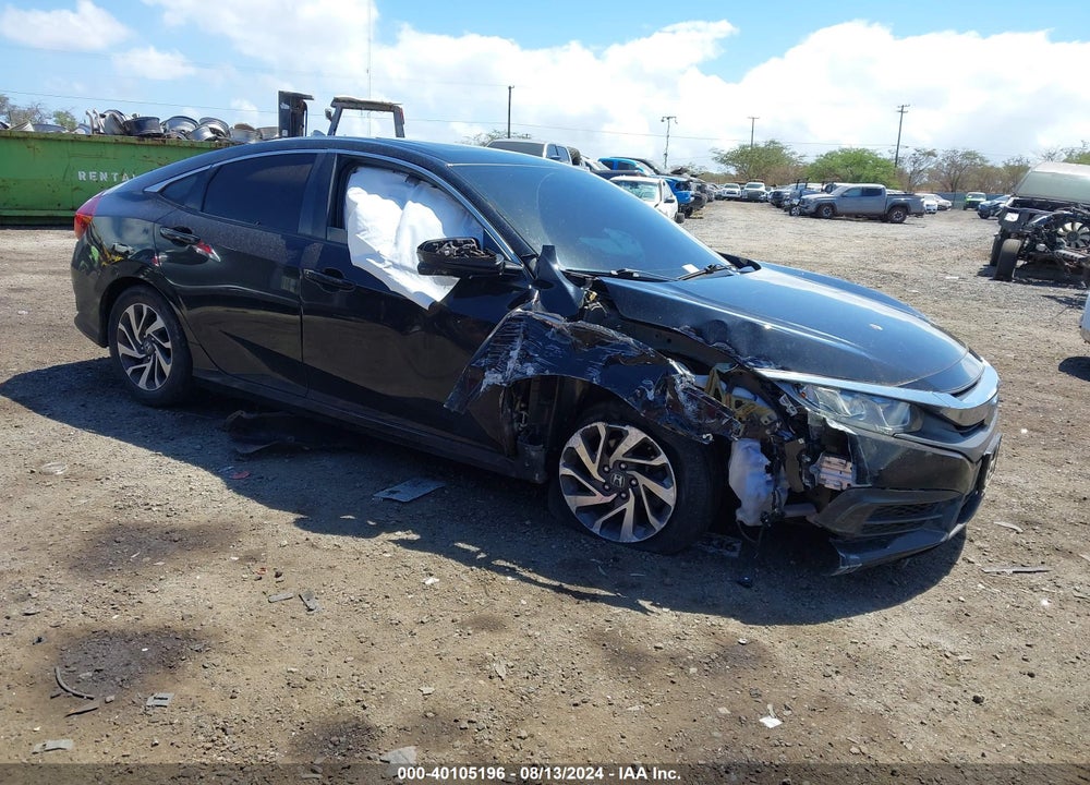 2018 HONDA CIVIC EX VIN: 2HGFC2F70JH567339