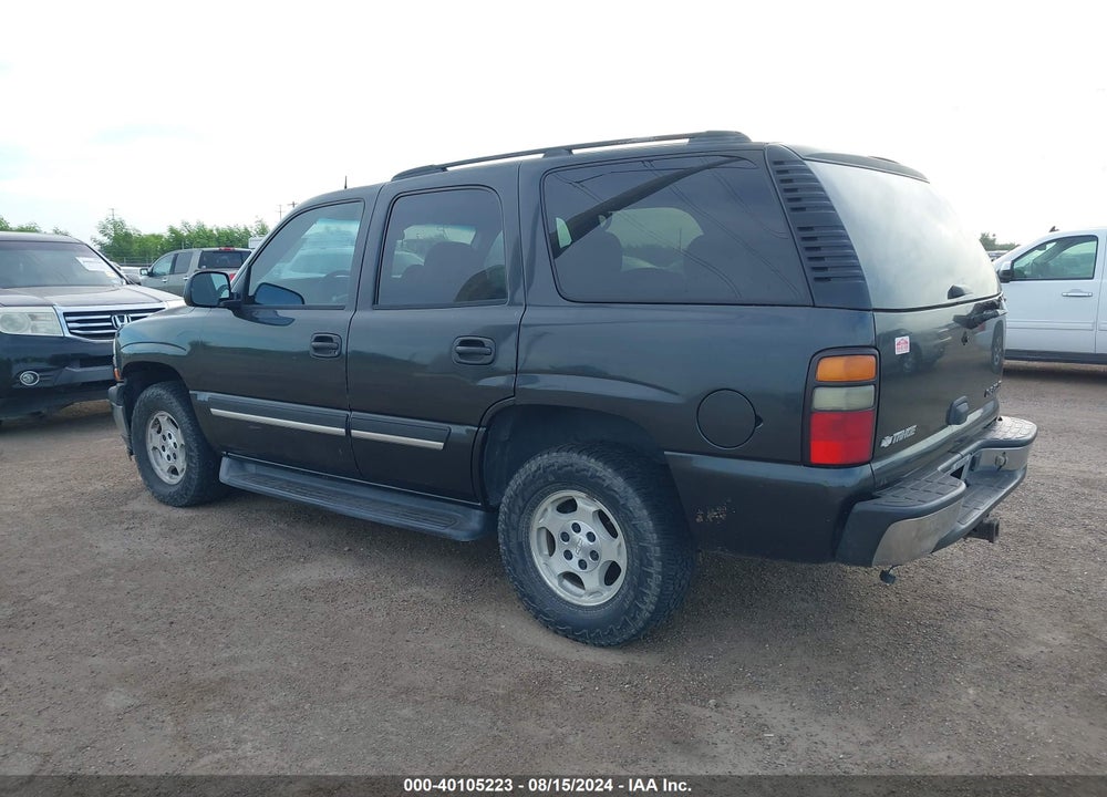 2005 CHEVROLET TAHOE LS VIN: 1GNEC13V75R239551