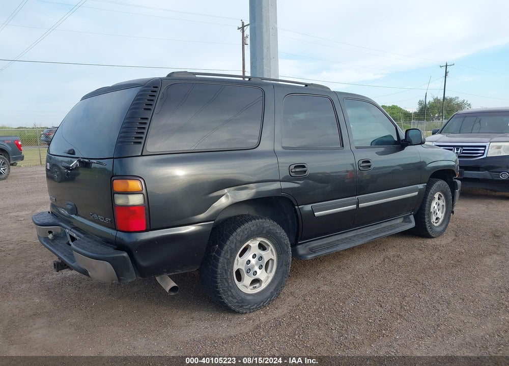 2005 CHEVROLET TAHOE LS VIN: 1GNEC13V75R239551
