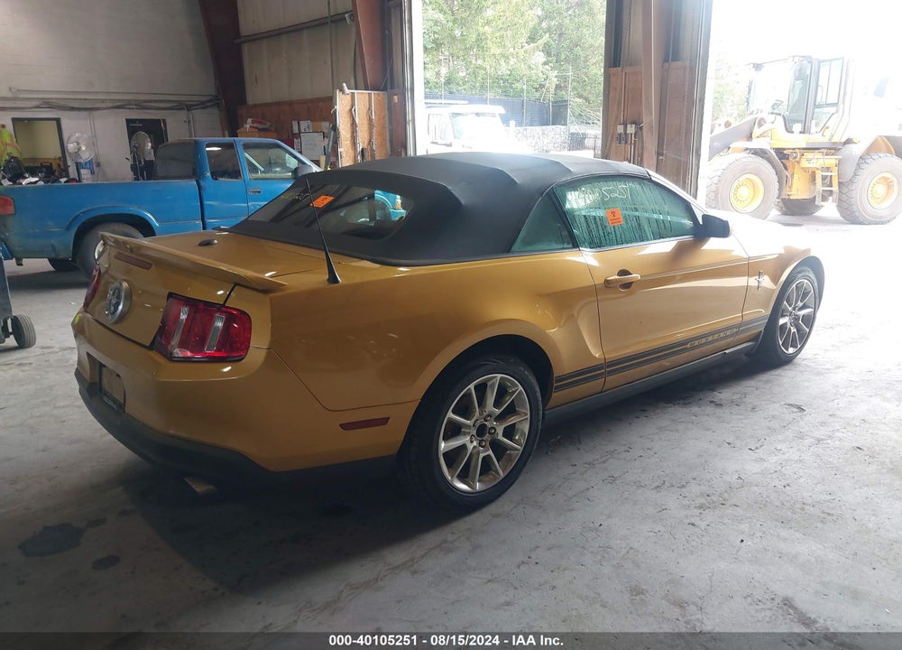 2010 FORD MUSTANG V6/V6 PREMIUM VIN: 1ZVBP8EN0A5124858