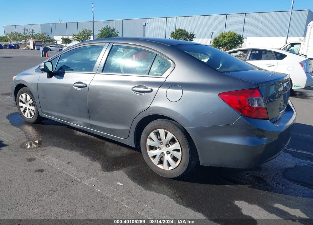 2012 HONDA CIVIC LX VIN: 2HGFB2F50CH330936