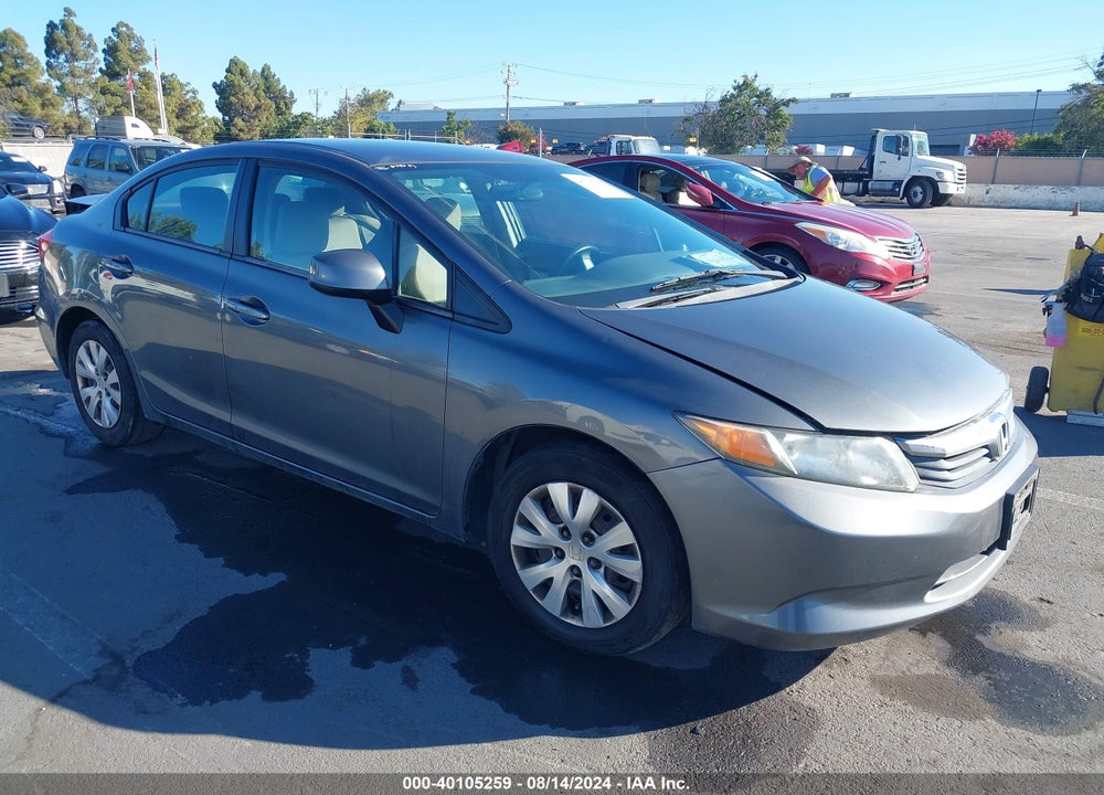 2012 HONDA CIVIC LX VIN: 2HGFB2F50CH330936