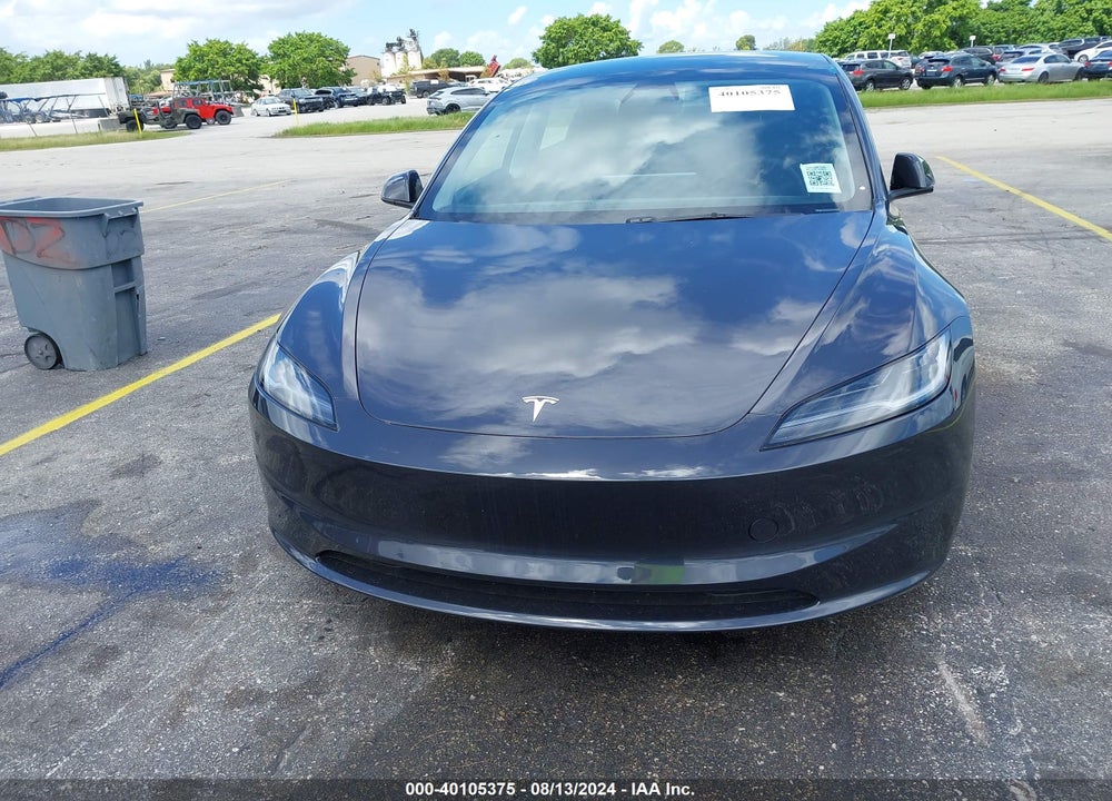 2024 TESLA MODEL 3 REAR-WHEEL DRIVE VIN: 5YJ3E1EA0RF742466
