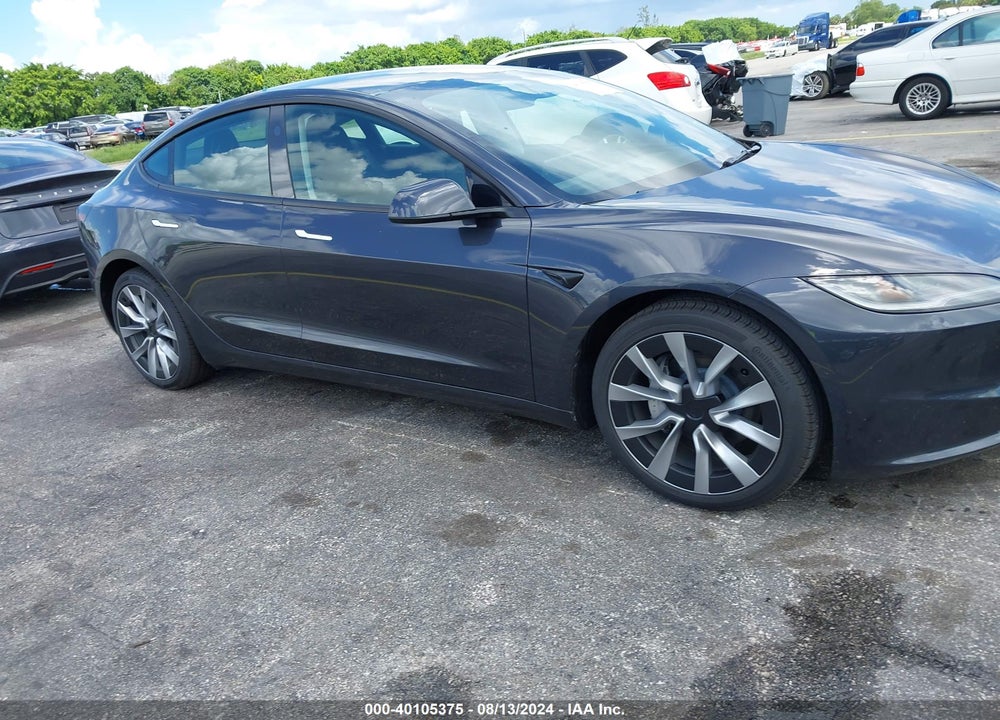 2024 TESLA MODEL 3 REAR-WHEEL DRIVE VIN: 5YJ3E1EA0RF742466