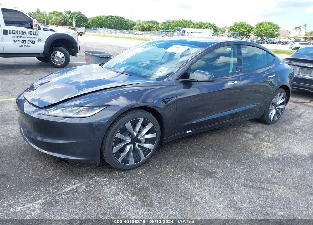 2024 TESLA MODEL 3 REAR-WHEEL DRIVE VIN: 5YJ3E1EA0RF742466