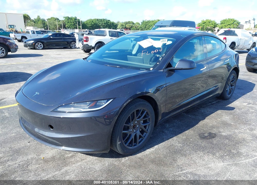 2024 TESLA MODEL 3 REAR-WHEEL DRIVE VIN: 5YJ3E1EAXRF735539