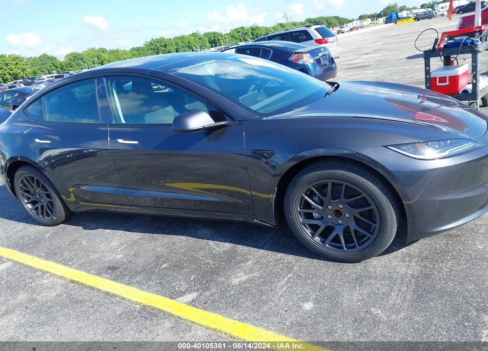 2024 TESLA MODEL 3 REAR-WHEEL DRIVE VIN: 5YJ3E1EAXRF735539
