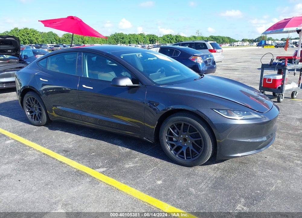 2024 TESLA MODEL 3 REAR-WHEEL DRIVE VIN: 5YJ3E1EAXRF735539