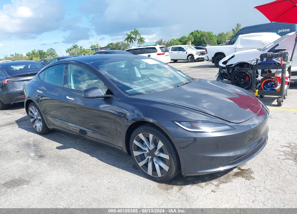 2024 TESLA MODEL 3 REAR-WHEEL DRIVE VIN: 5YJ3E1EA5RF752703